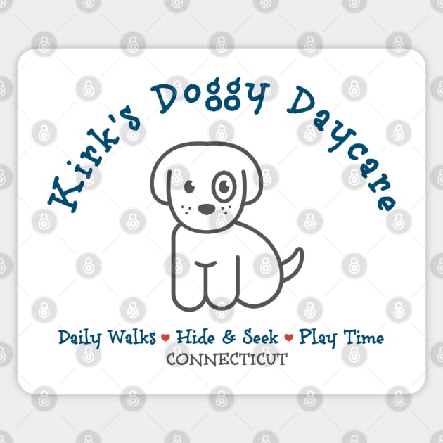 Kirk's Doggy Daycare Sticker by Stars Hollow Mercantile